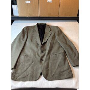 Mens Oscar Dela Renta Blazer   2-Button Single-Breasted  Classic Fit  Black 42r